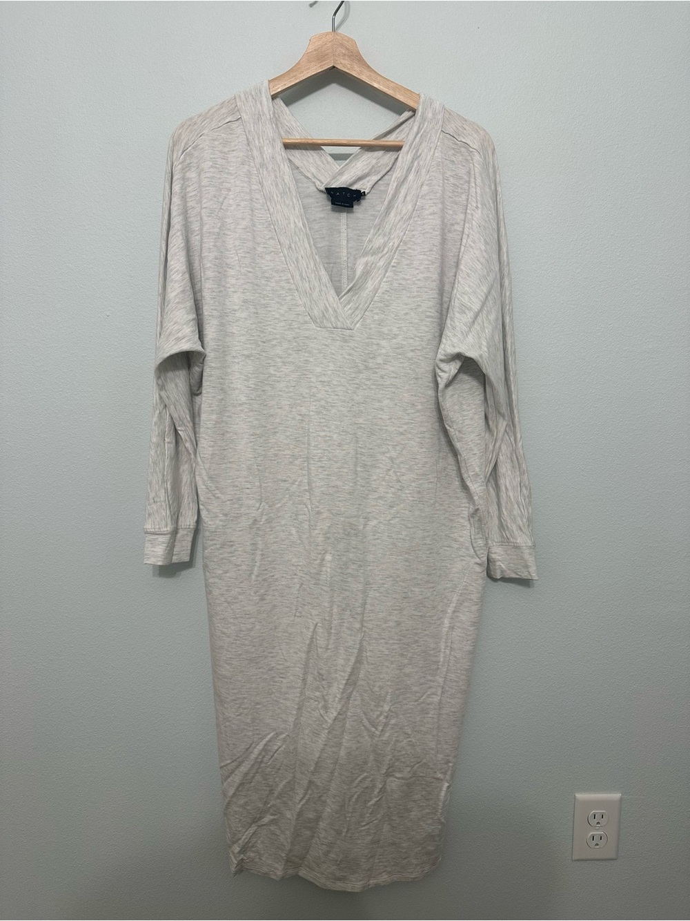 Hatch Maternity Visitor Dress Midi OS Gray